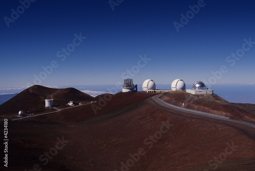 Telescope complex, Mauna Kea Observatory, Hawaii