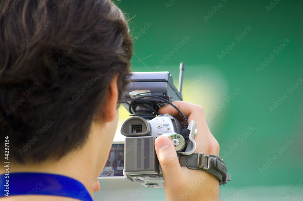 Fototapeta premium Camera man