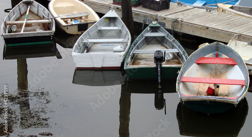 Dinghies at the Dock