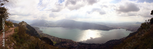 panoramique lac annecy mont veyrier