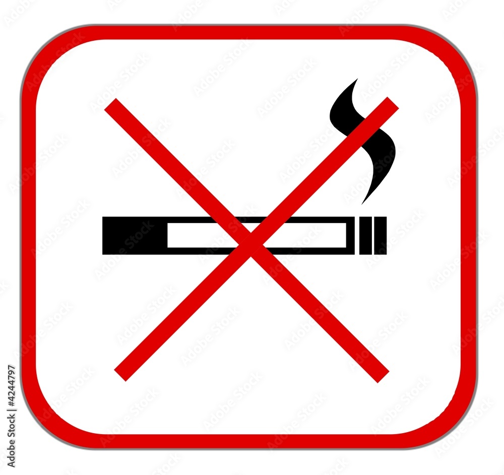 Obraz premium rauchen verboten