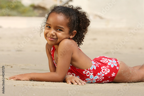 child on a beach