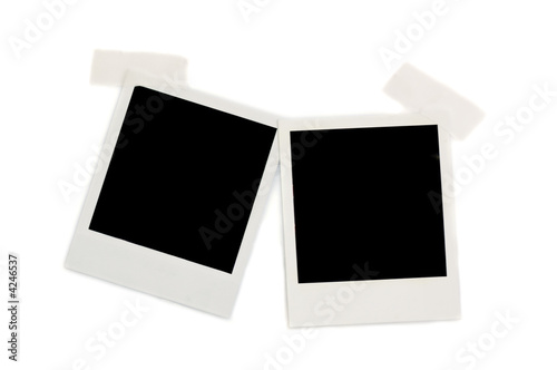 Two polaroid photos