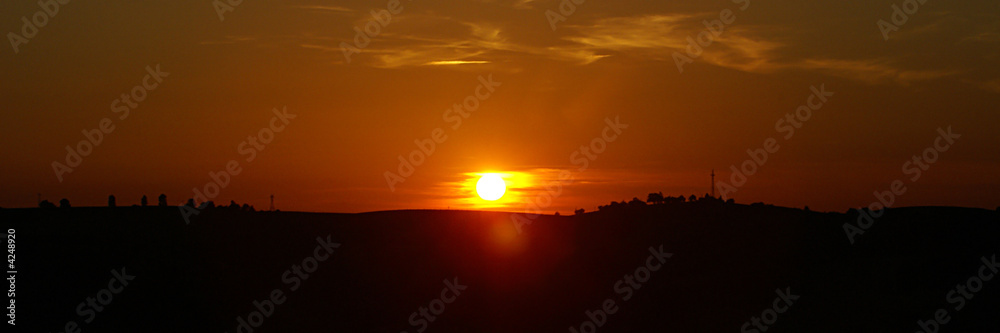 Fototapeta premium collines d'un soir