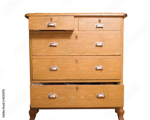 Retro wooden chest of drawers