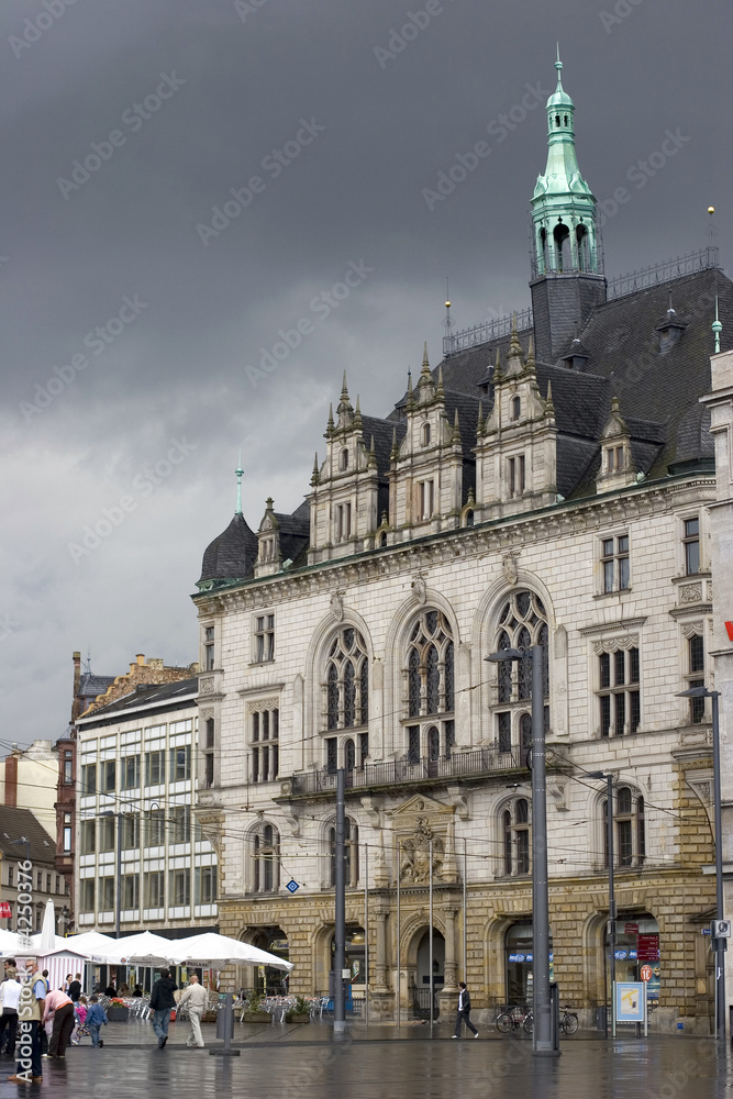 Fototapeta premium Hallischer Marktplatz