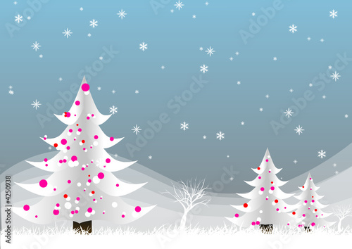 Christmas landscape