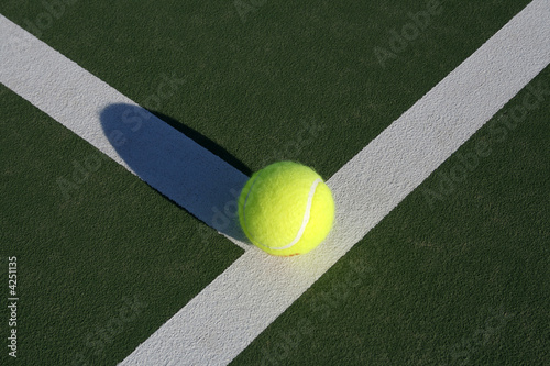 Tennis Ball on Line