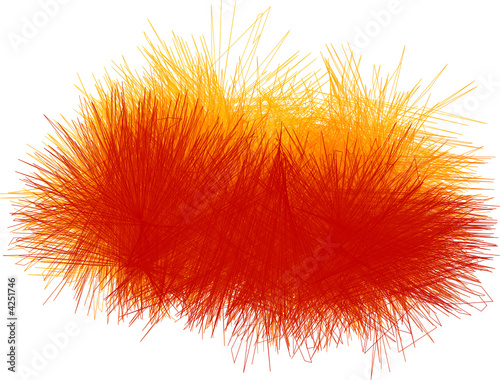 abstraktes Bild aus Strichen und Linien