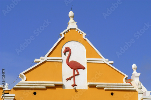 Dutch architecture, Bonaire, Netherlands Antilles. 