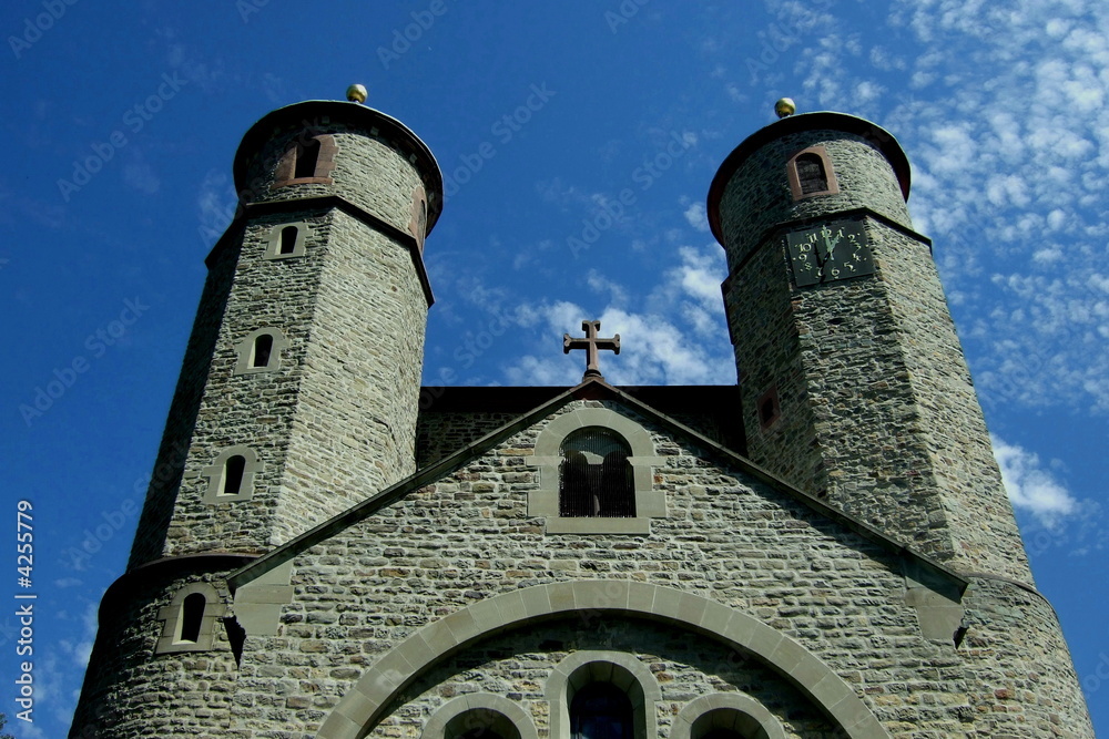 Türme der Stiftskirche Bad Münstereifel / Eifel