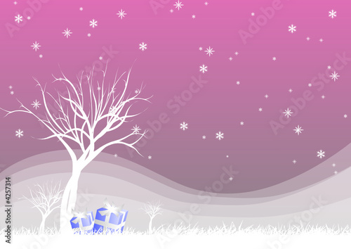 Christmas landscape
