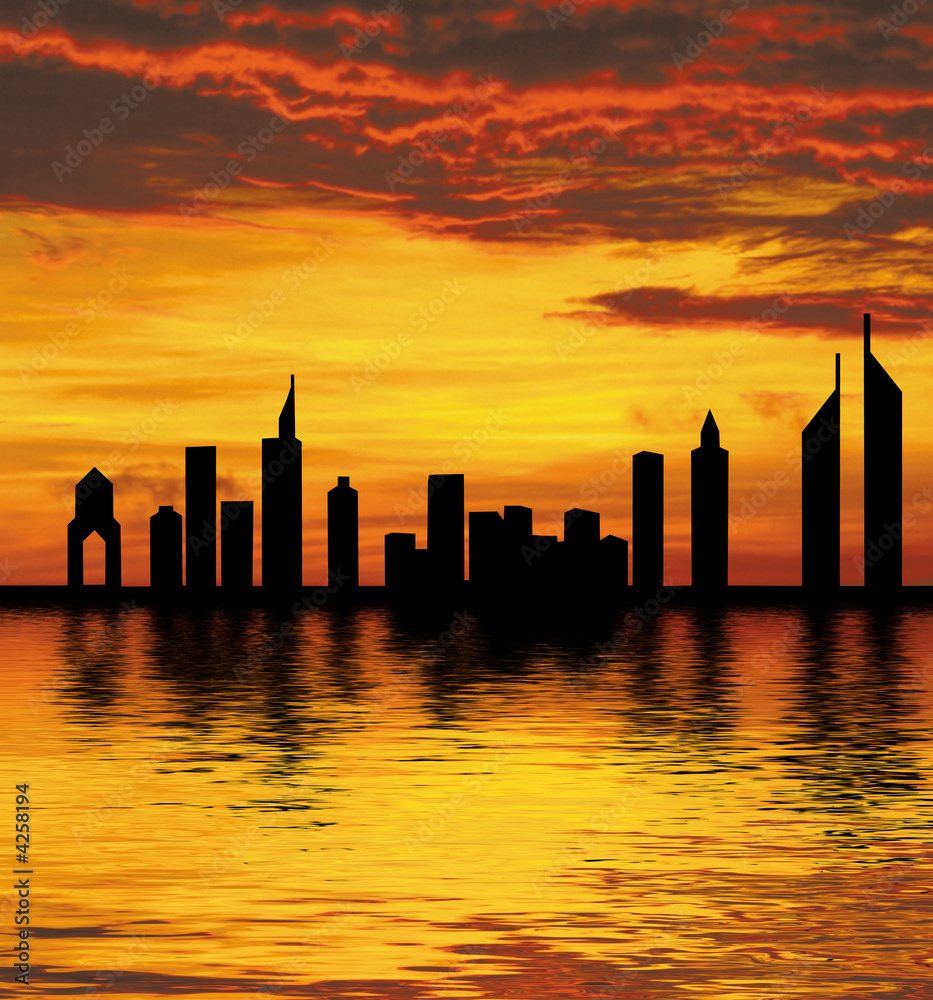 Fototapeta premium sheikh zayed road, dubai, united arab emirates
