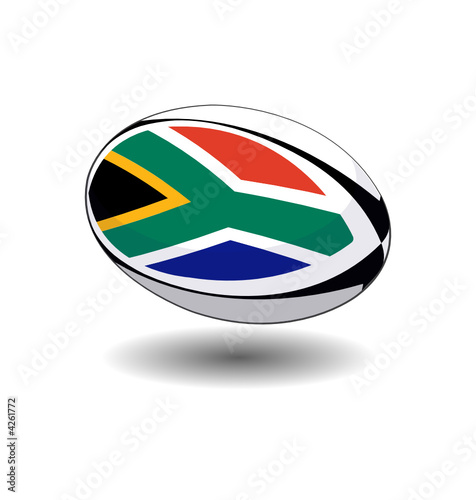 ballon de rugby de l   Afrique du Sud