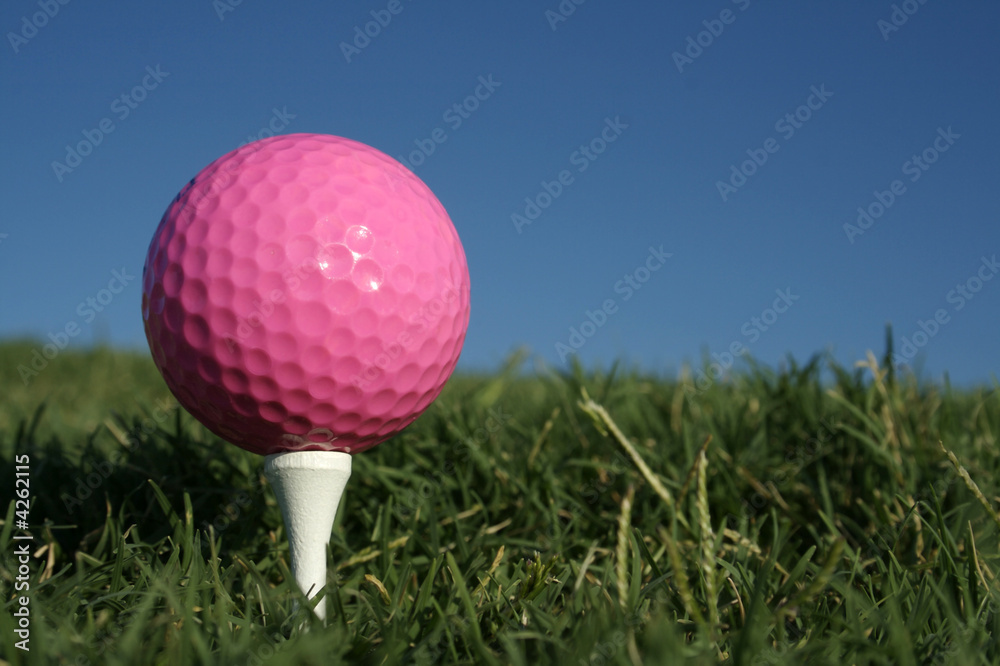 Pink Golf Ball