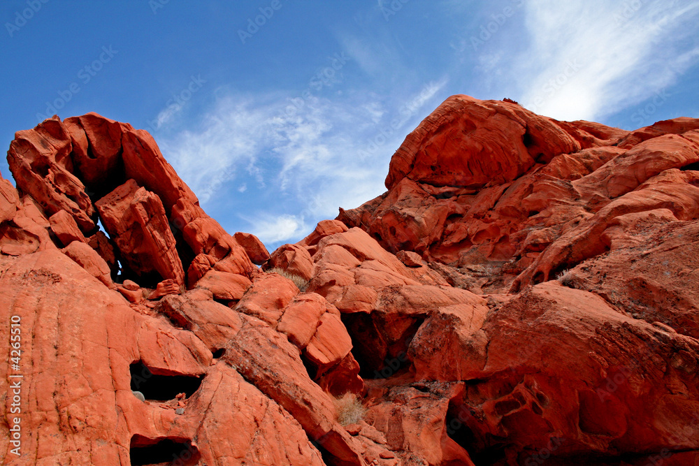 Red Rocks in Nevada Desert Red Rocks in Nevada Desert