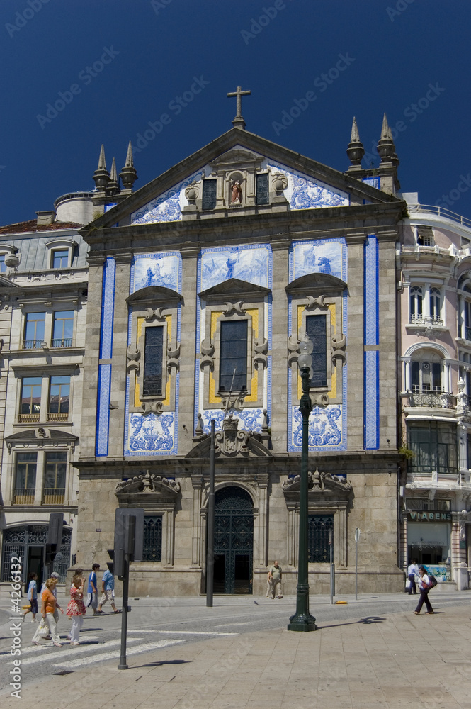 Congregados church in Almeida Garrett square. Porto, Portugal