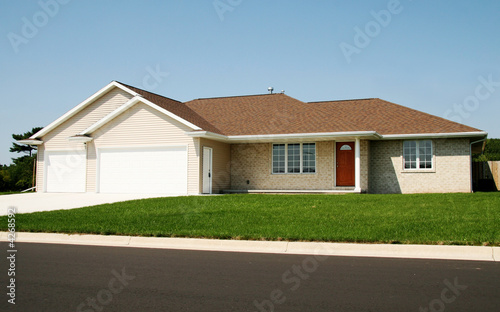 Ranch home with big garage