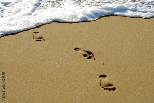 pas sur la plage 5