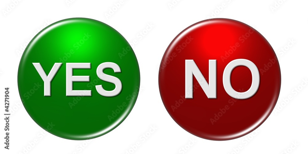buttons yes-no buttons yes-no
