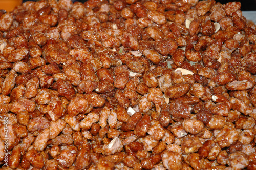 Roasted candied almonds, Christmas market, Munich, Germany