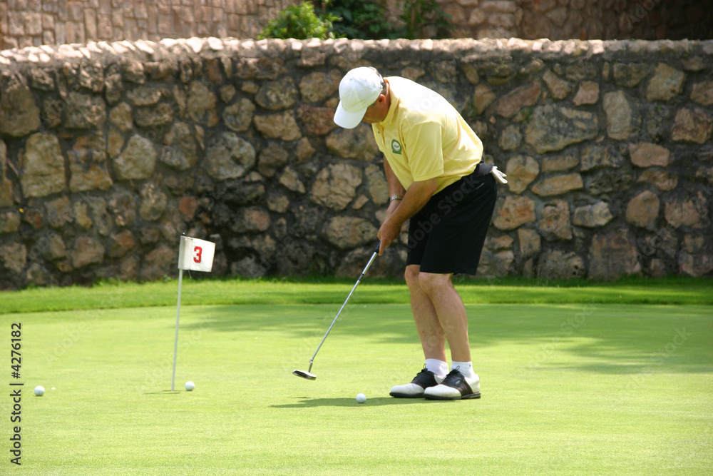 Fototapeta premium Jugador de golf