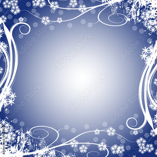 winter vector floral design