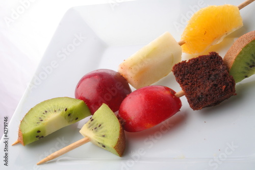 brochette de frutas