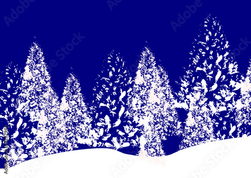 forêt blanche