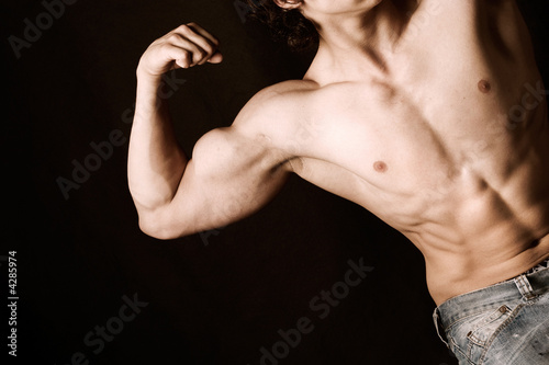 Attractive male body