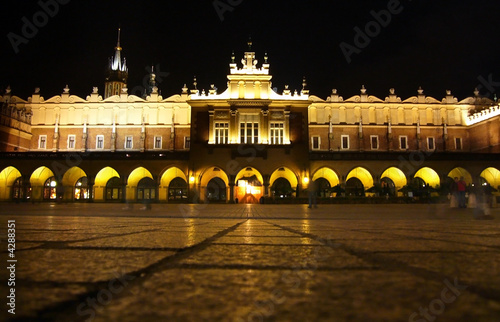 Krakow square at night #4288351