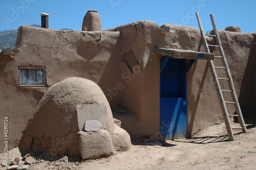 Adobe house, New Mexico, USA