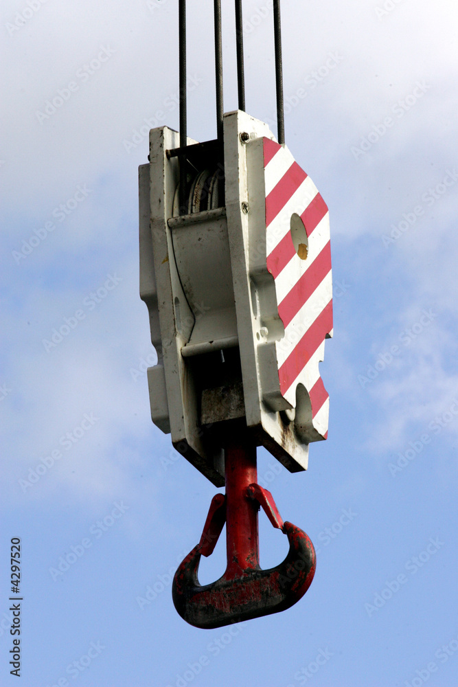 Haken von einem Hebefahrzeug Haken von einem Hebefahrzeug