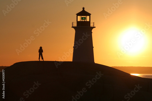 Young Girl at Lighthouse