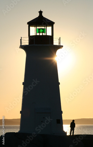 Young Man at Lighthouse
