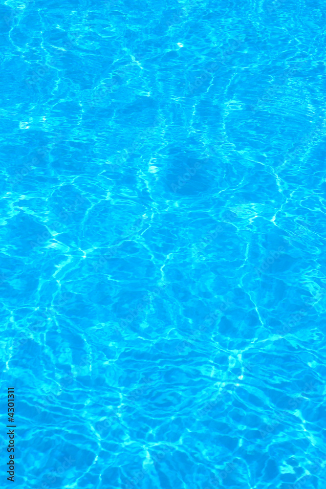 blue pool water