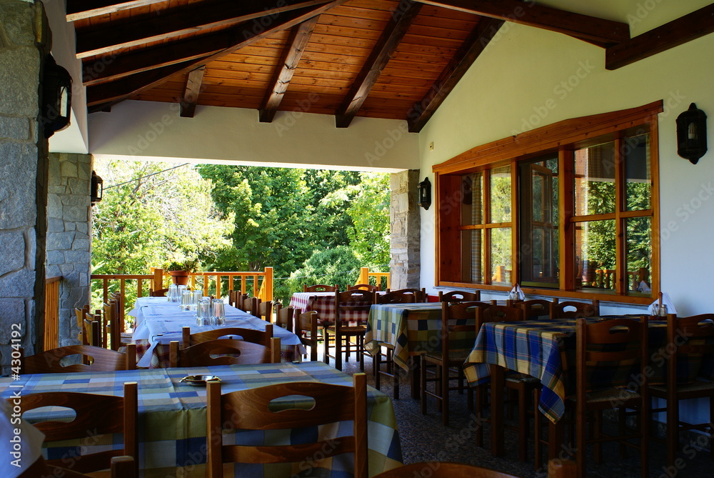 Traditional greek restaurant