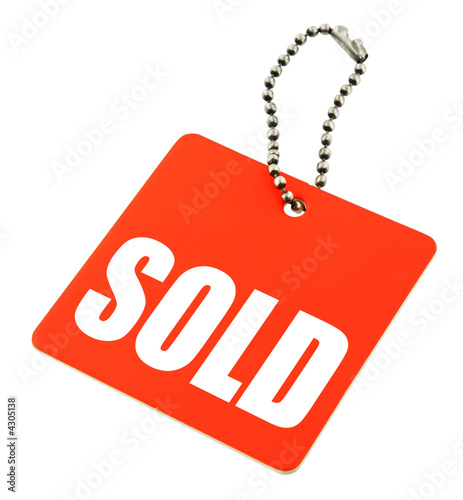 sold tag
