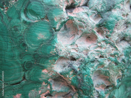Принти на полотні unpolished malachite