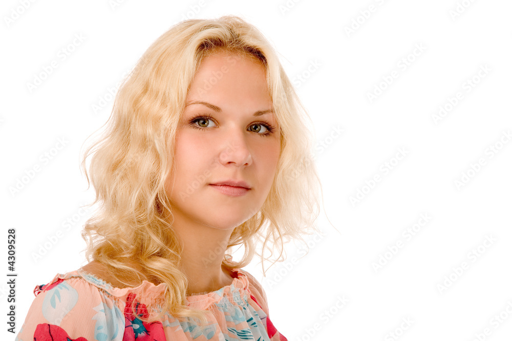 blond woman