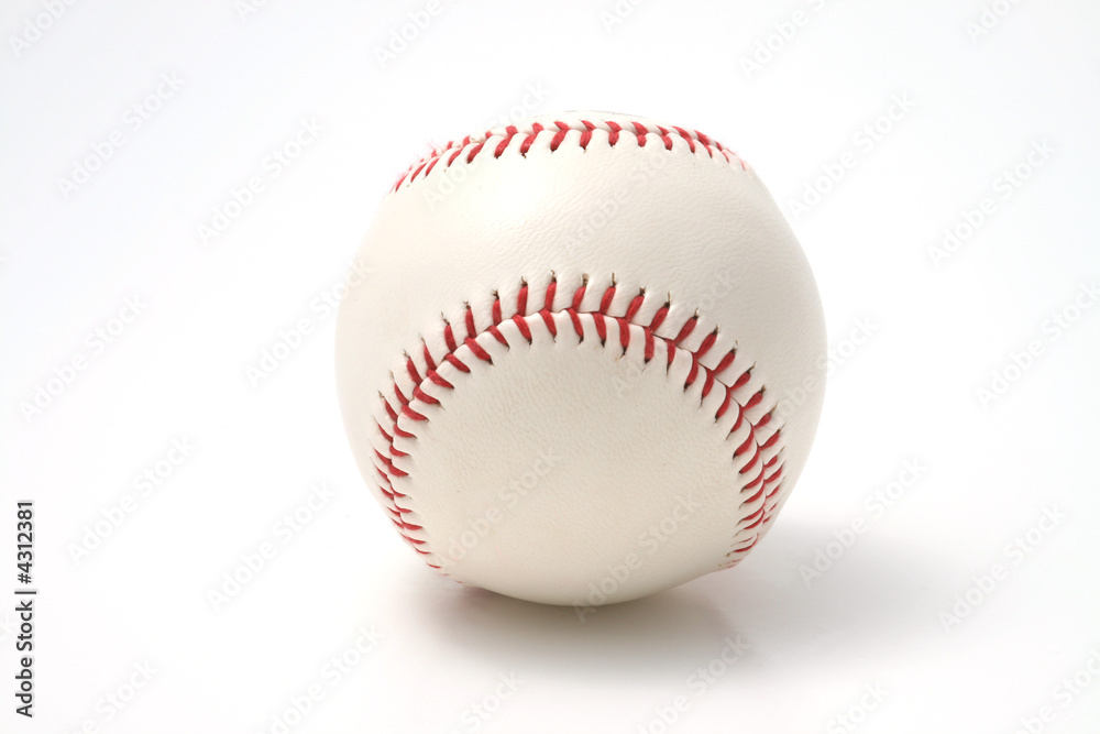 Baseball on a white background Baseball on a white background