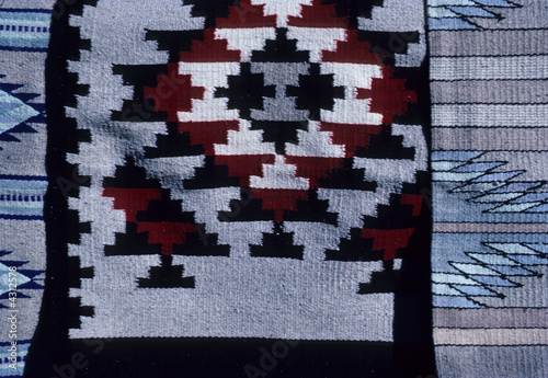 Indian rugs and blankets, New Mexico, USA