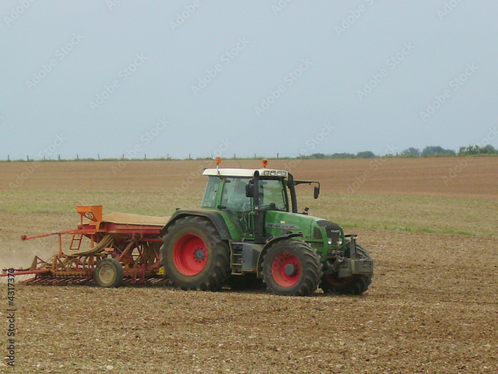 Obraz premium tracteur