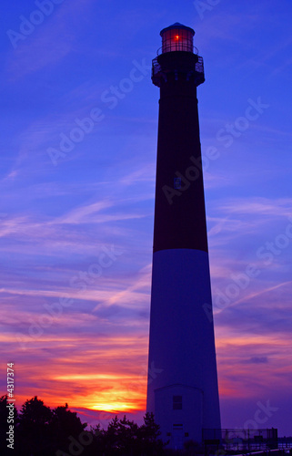 lighthouse at night