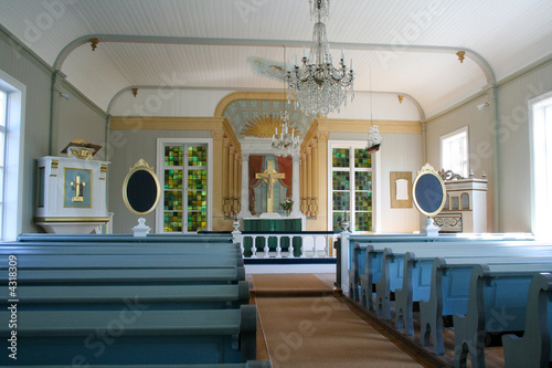 Kirche auf Ulvön in Schweden