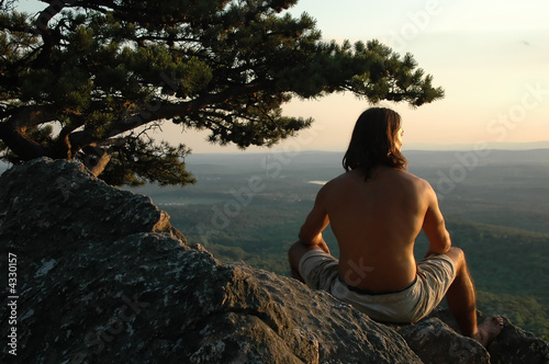 Hiker Enjoying the View