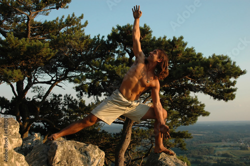 Yoga Triangle Pose