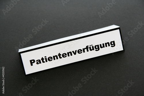 Patientenverfügung photo