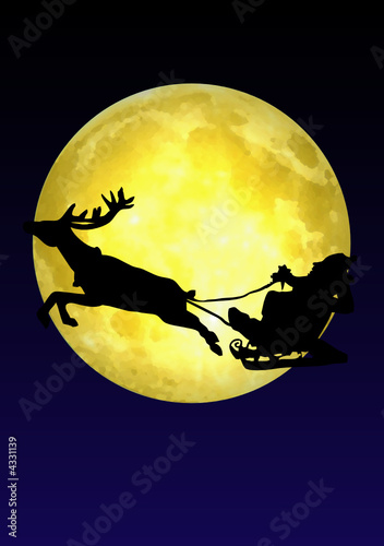 Départ du Père Noël