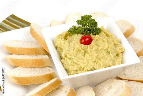 Roasted garlic hummus.